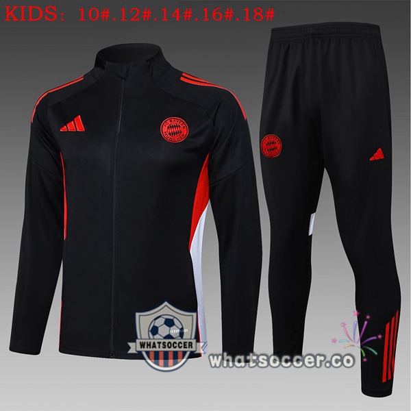 Training Jacket Bayern Munich Kids Black 2025-2026