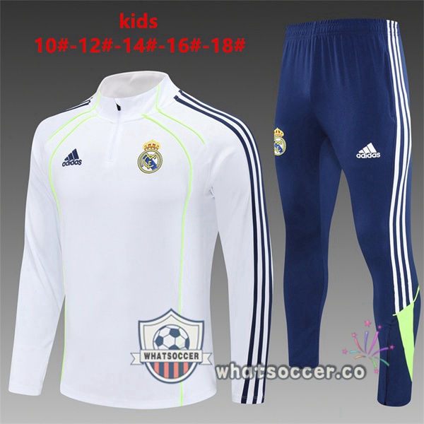 Training Wear Real Madrid Kids White 2025-2026