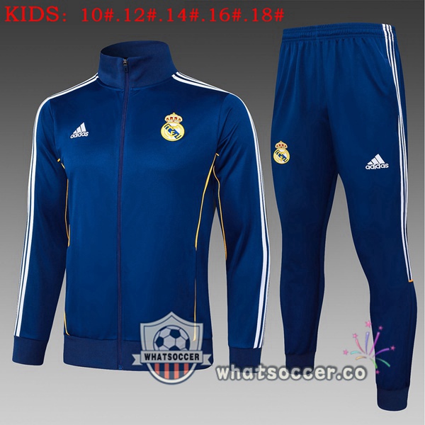 Training Jacket Real Madrid Kids Blue Royal 2025-2026