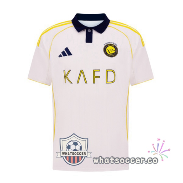 Al-Nassr FC Third Soccer Jerseys White 2025-2026