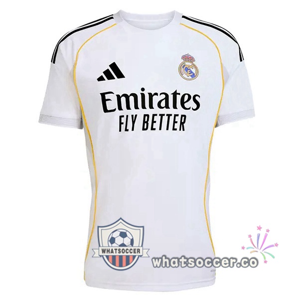Real Madrid Home Soccer Jerseys White 2025-2026