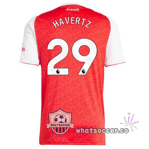 Arsenal (HAGreenZ 29) Home Soccer Jerseys Red White 2025-2026