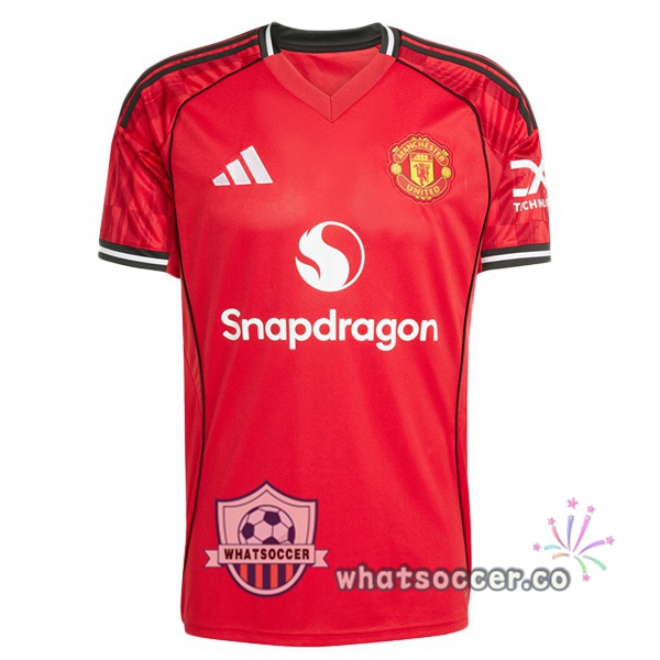 Manchester United Home Soccer Jerseys Red 2025-2026