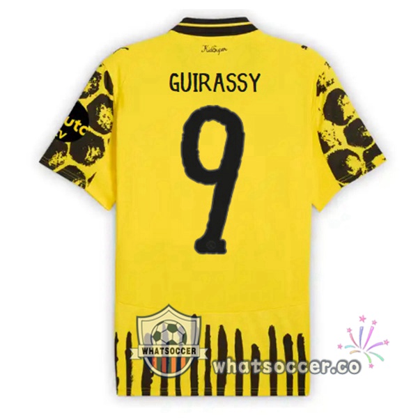 Dortmund BVB Club World Cup (Guirassy 9) Home Soccer Jerseys Yellow Black 2025-2026