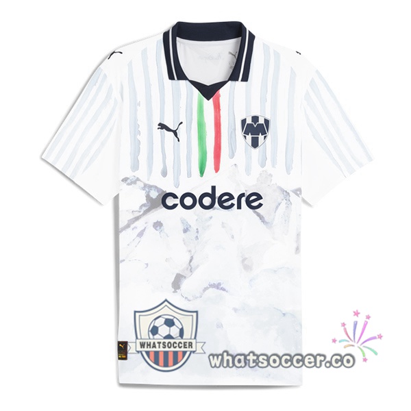 CF Monterrey Club World Cup Away Soccer Jerseys White 2025-2026