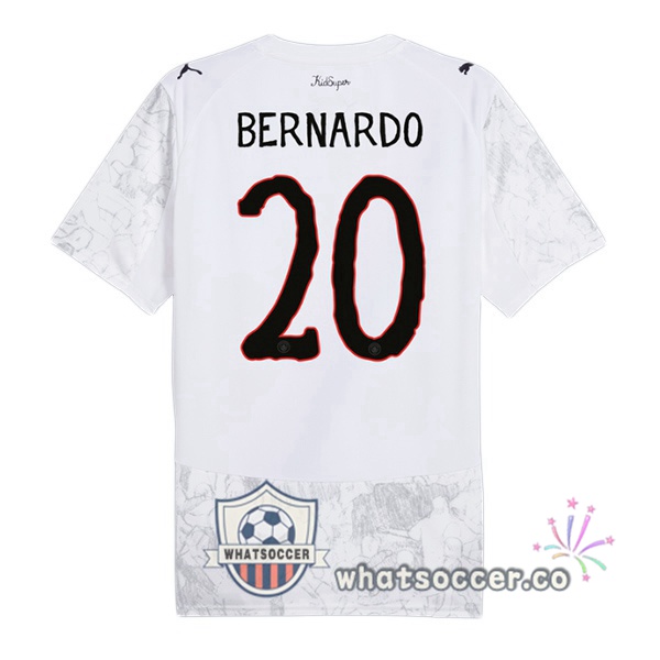 Manchester City Club World Cup (Bernardo Silva 20) Home Soccer Jerseys White 2025-2026