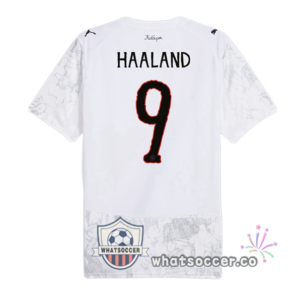 Manchester City Club World Cup (Erling Haaland 9) Home Soccer Jerseys White 2025-2026