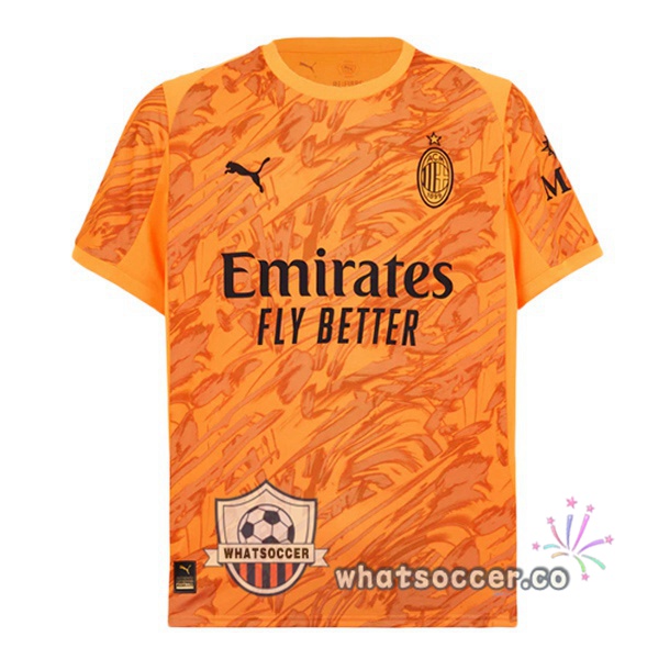 AC Milan Goalkeeper Soccer Jerseys Orange 2025-2026