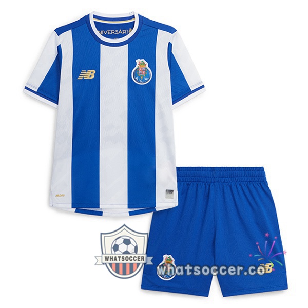 FC Porto Kids Home Soccer Jerseys Blue White 2025-2026