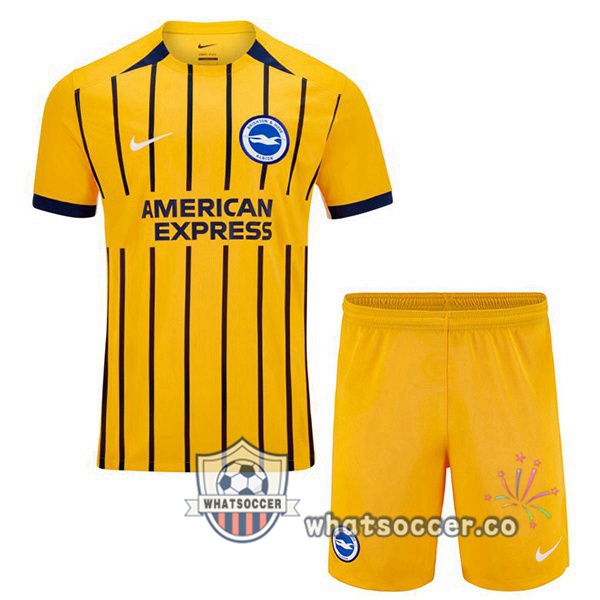 FC Brighton Kids Third Soccer Jerseys Yellow 2025-2026