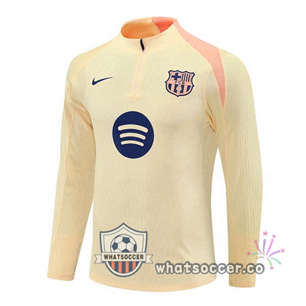 Soccer Sweater FC Barcelona Yellow 2025-2026
