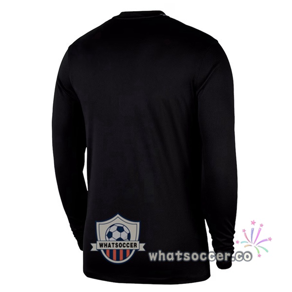 Paris PSG Goalkeeper Soccer Jerseys Long Sleeve Black 2025-2026
