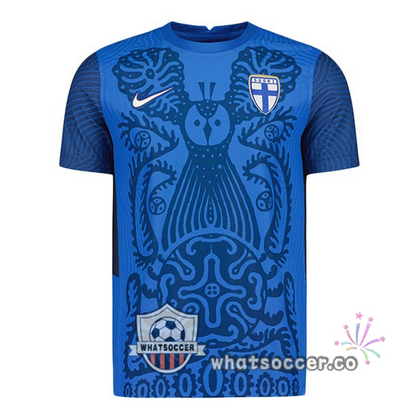 Finland Away Soccer Jerseys Blue 2025-2026