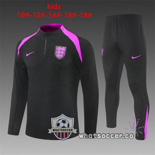 Training Wear England Kids Black 2025-2026