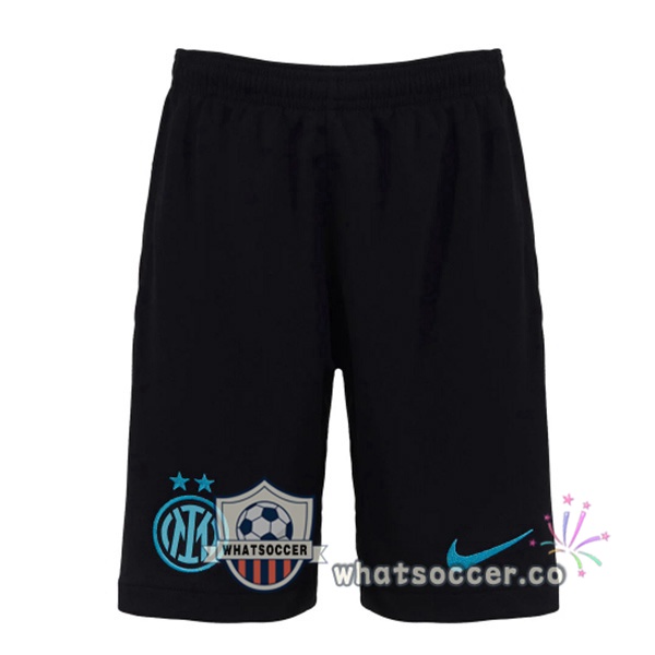 Inter Milan Home Soccer Shorts Blue Black 2025-2026