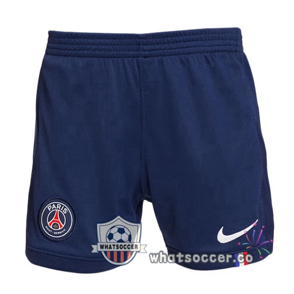 Paris PSG Home Soccer Shorts Blue Royal 2025-2026
