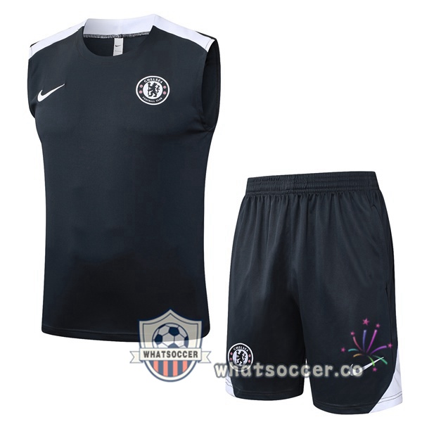 FC Chelsea Soccer Vest + Shorts Blue Royal 2025-2026