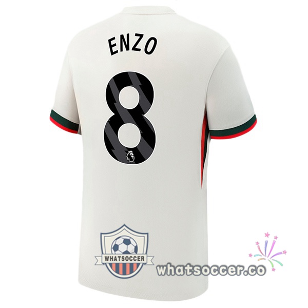FC Chelsea (Enzo 8) Away Soccer Jerseys White 2025-2026