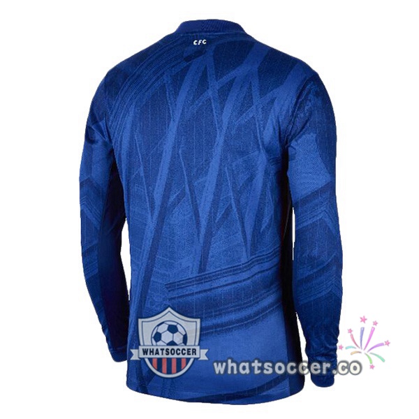 FC Chelsea Home Soccer Jerseys Long Sleeve Blue 2025-2026