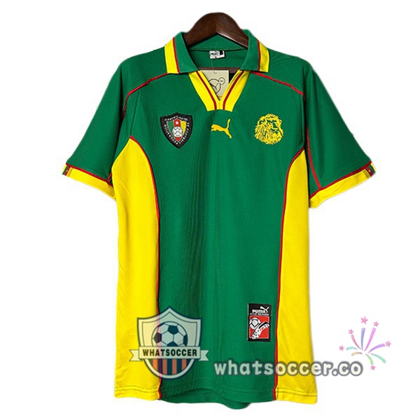 Cameroon Retro Home Green Yellow 1998