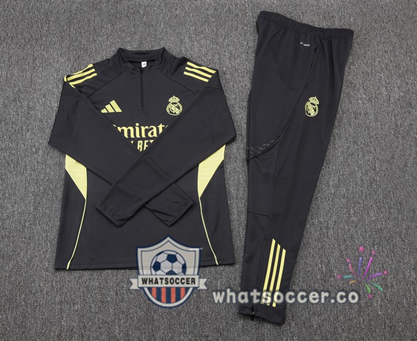 Training Wear Real Madrid Black 2025-2026