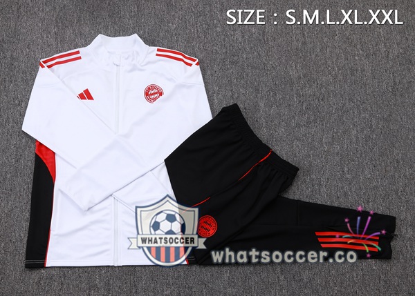 Training Jacket Bayern Munich White 2025-2026