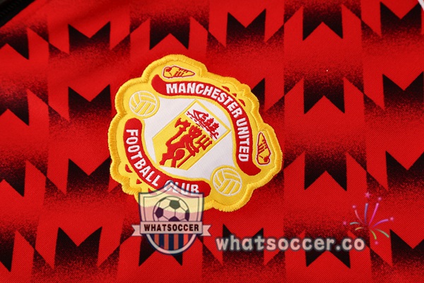 Training Jacket Manchester United Red Black 2025-2026