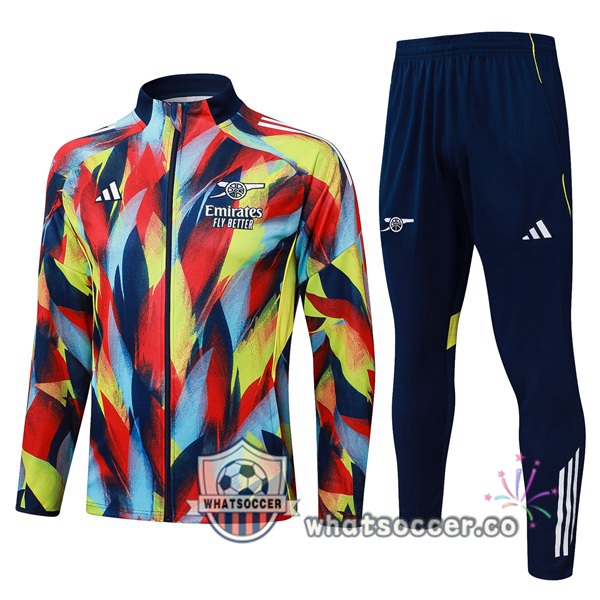 Training Jacket Arsenal Red Yellow 2025-2026