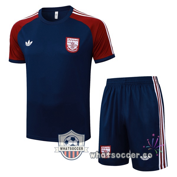 Arsenal Training T-Shirts + Shorts Blue Royal 2025-2026