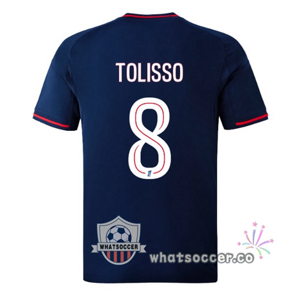 Olympique Lyonnais (VERETOUT 7) Away Soccer Jerseys Blue Royal 2025-2026