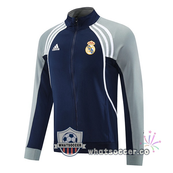 Soccer Jacket Real Madrid Blue Royal 2025-2026