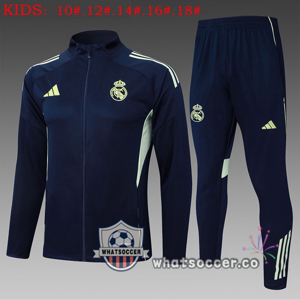 Training Jacket Real Madrid Kids Blue Royal 2025-2026