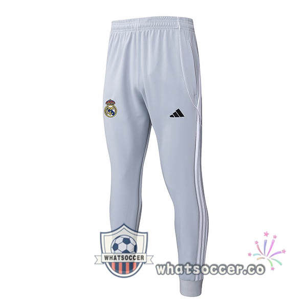 Real Madrid Soccer Pants Gray 2025-2026