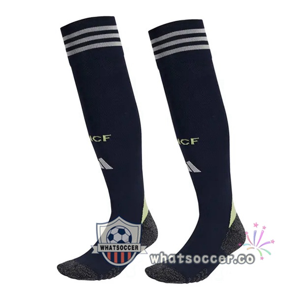 Real Madrid Away Soccer Socks Black 2025-2026