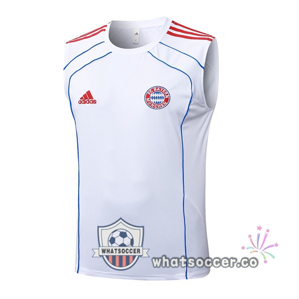 Bayern Munich Soccer Vest White 2025-2026