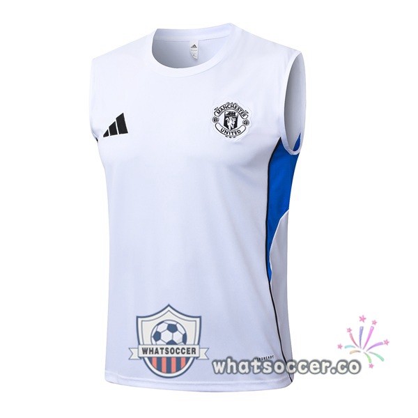 Manchester United Soccer Vest White 2025-2026