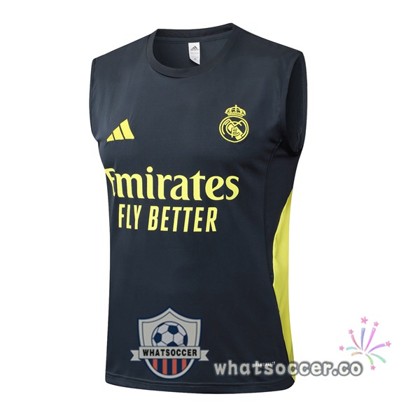 Real Madrid Soccer Vest Gray 2025-2026