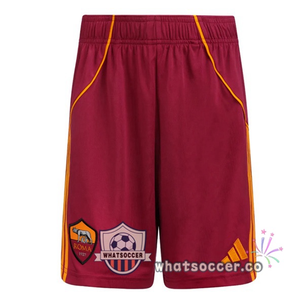 AS Roma Home Soccer Jerseys Red 2025-2026