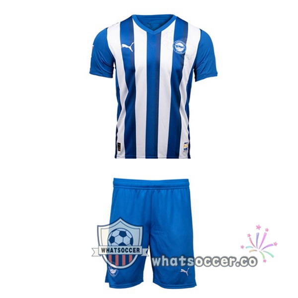 Deportivo Alaves Kids Home Soccer Jerseys Blue White 2025-2026