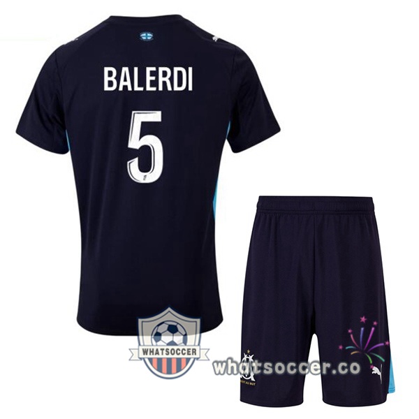 Olympique de Marseille (BALERDI 5) Kids Away Soccer Jerseys Blue Royal 2025-2026