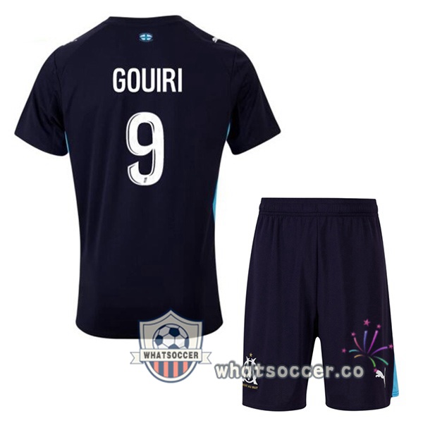Olympique de Marseille (GOUIRI 9) Kids Away Soccer Jerseys Blue Royal 2025-2026