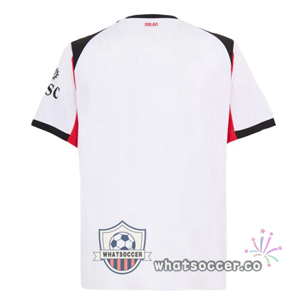 AC Milan Away Soccer Jerseys White 2025-2026