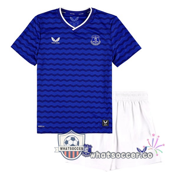 Everton Kids Home Soccer Jerseys Blue 2025-2026