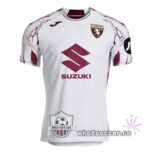 Torino FC Away Soccer Jerseys White 2025-2026