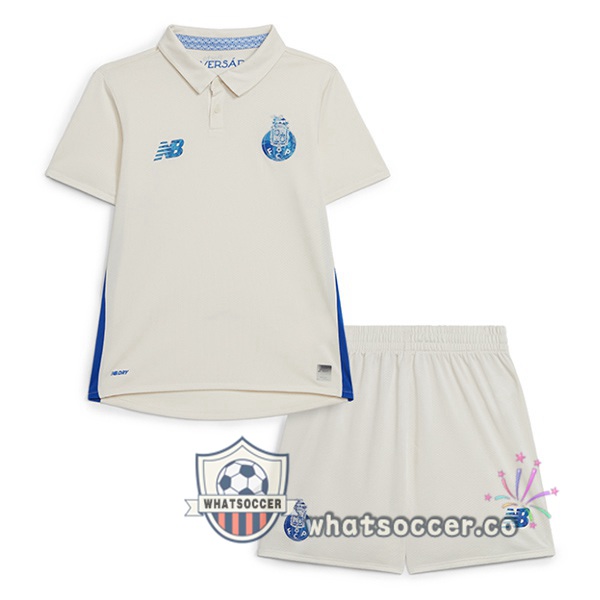 FC Porto Kids Third Soccer Jerseys White 2025-2026