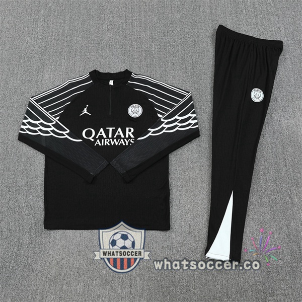 Training Wear Jordan Paris PSG Black 2025-2026