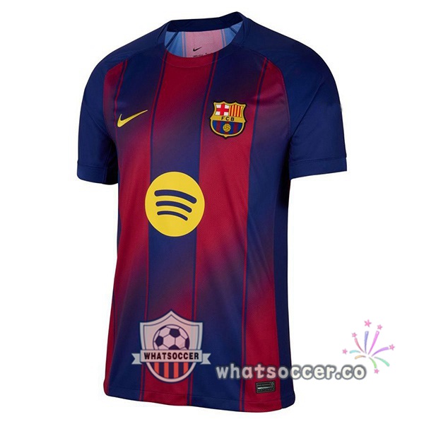 FC Barcelona Home Soccer Jerseys Blue Red 2025-2026
