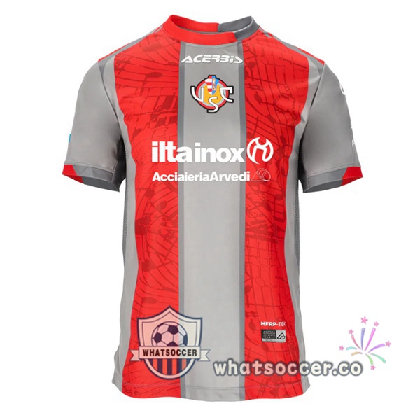 US Cremonese Home Soccer Jerseys Orange Gray 2025-2026