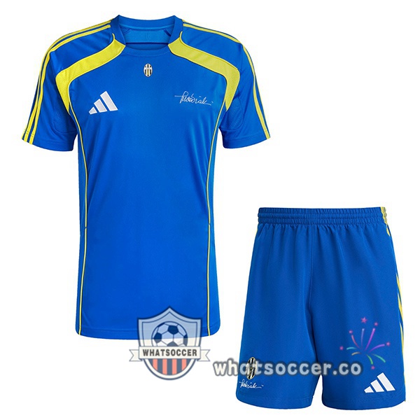 Juventus Kids VIALLI Special Edition Soccer Jerseys Blue 2025-2026