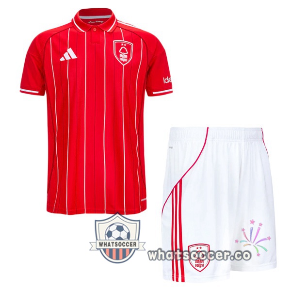 Nottingham Forest Kids Home Soccer Jerseys Red 2025-2026